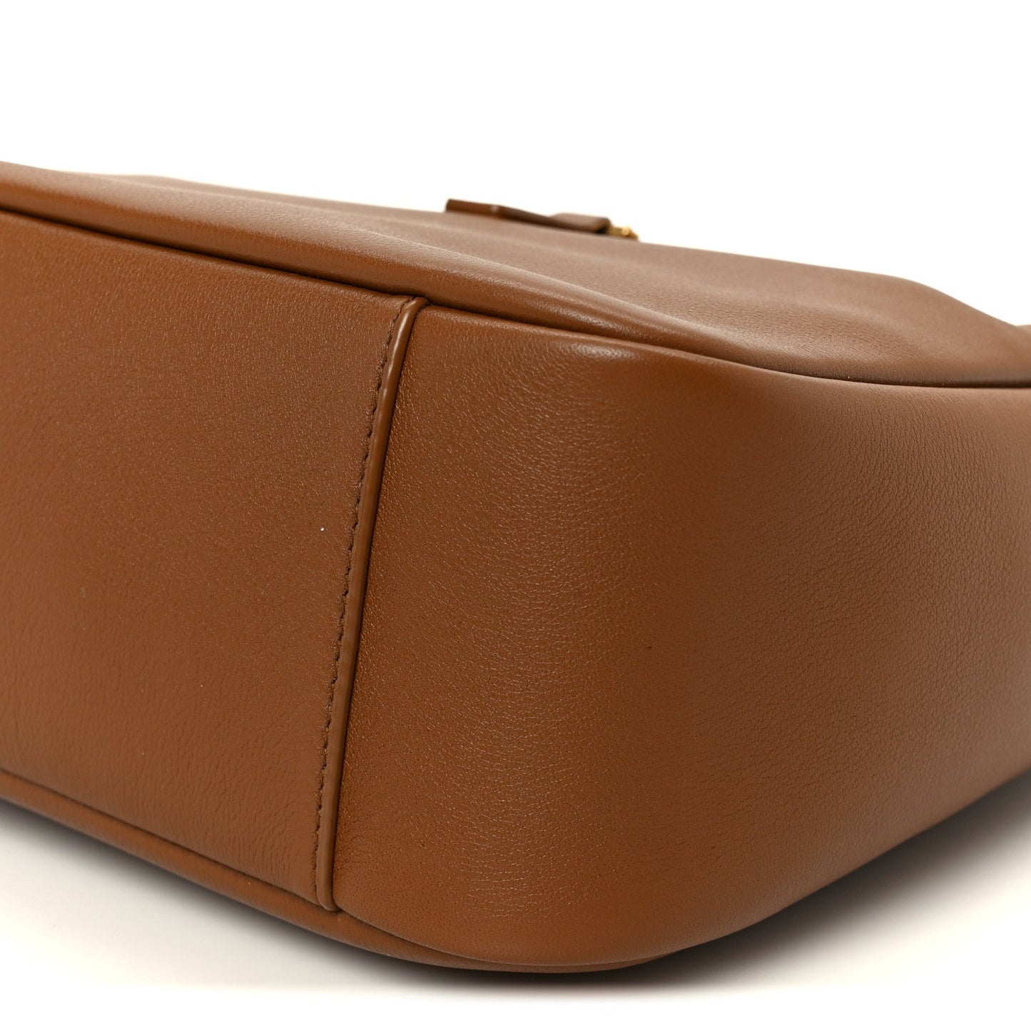 Saint Laurent Le 5 A 7 Smooth Calfskin Soft Hobo Fox