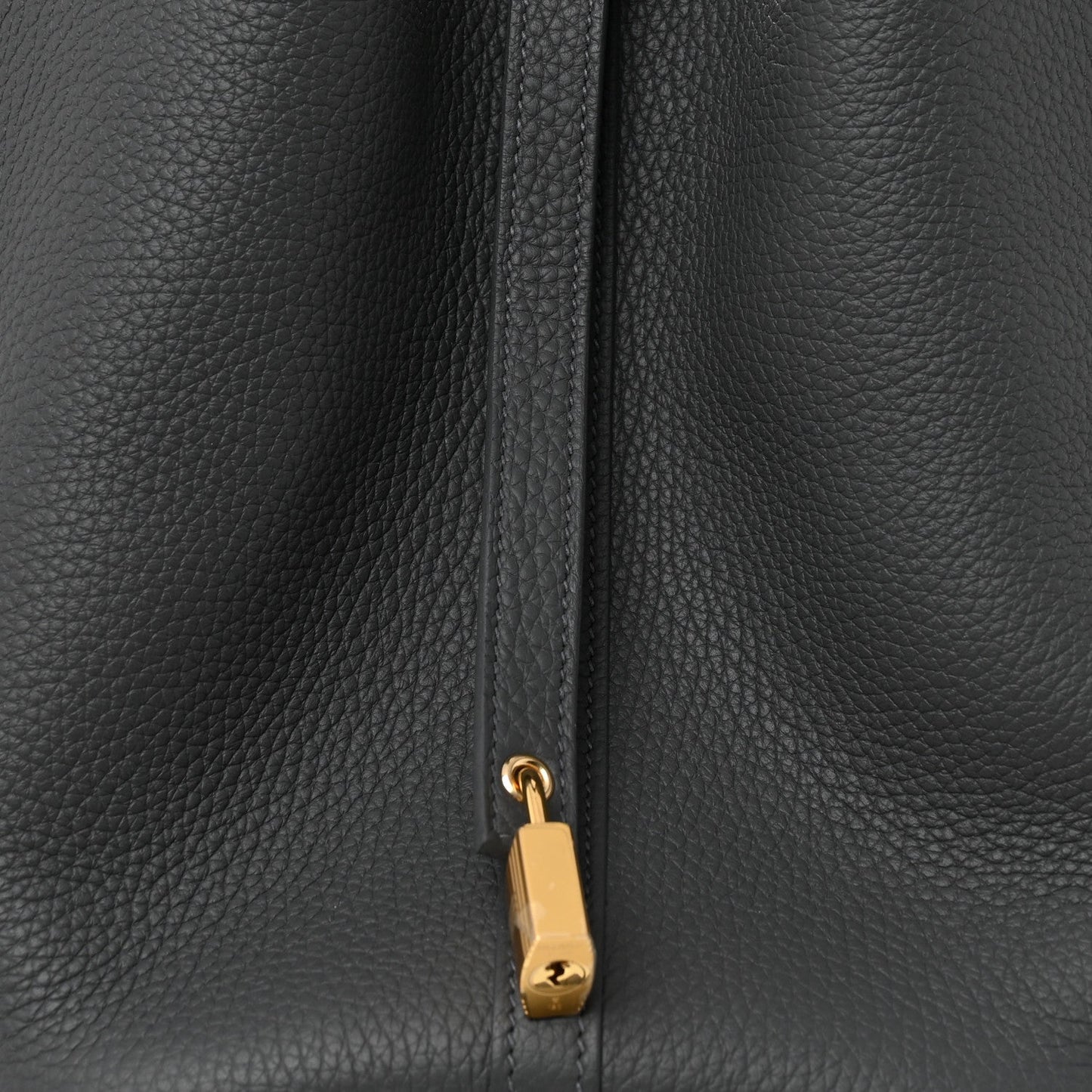 Taurillon Clemence Picotin Lock 22 MM Tote Ardoise