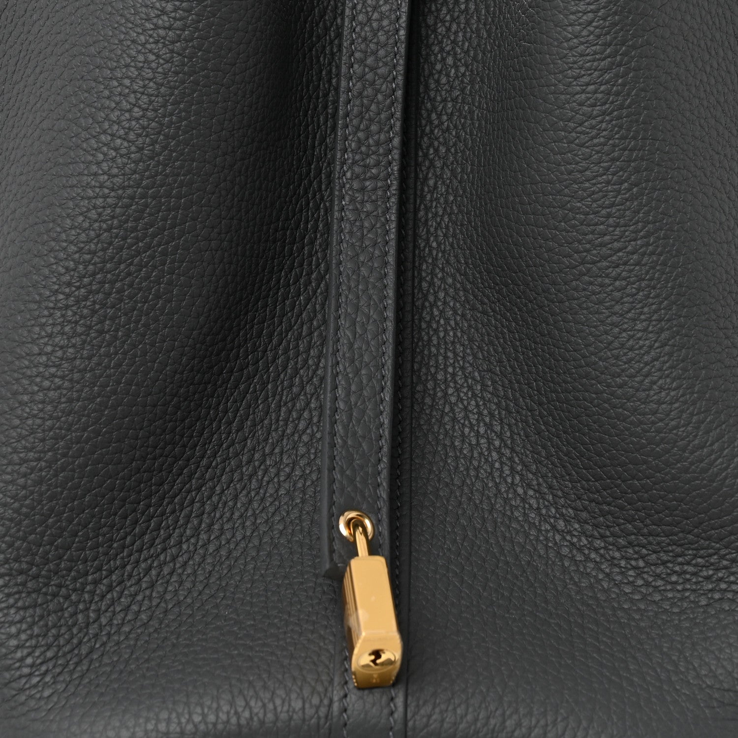 Taurillon Clemence Picotin Lock 22 MM Tote Ardoise