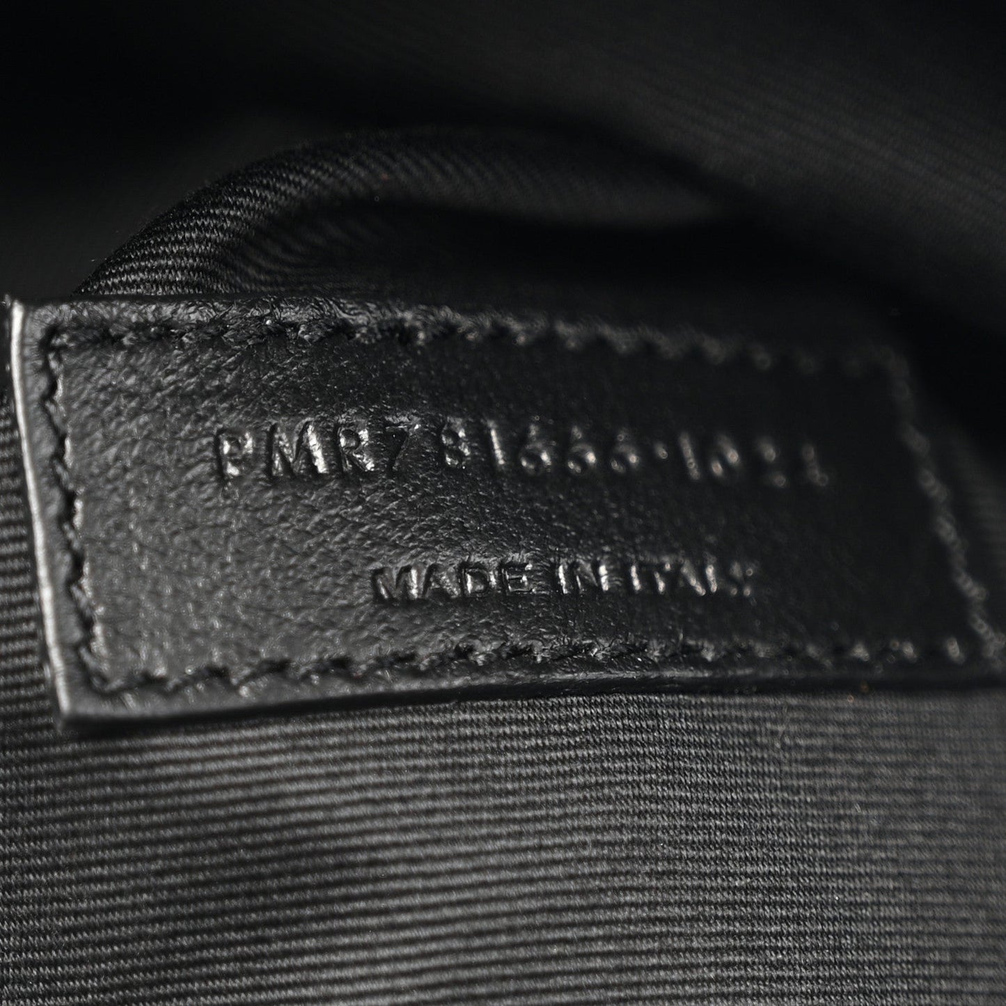 Saint Laurent Lambskin Matelasse Monogram Medium Jamie 4.3 Pochon Black