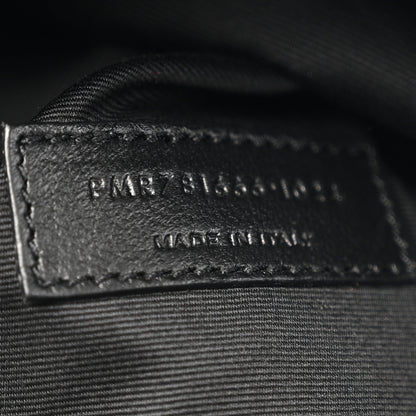 Saint Laurent Lambskin Matelasse Monogram Medium Jamie 4.3 Pochon Black