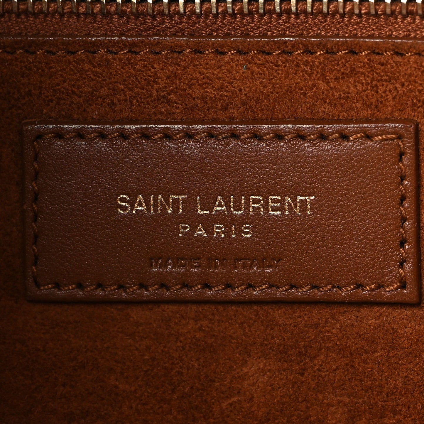 SAINT LAURENT Calfskin Crocodile Embossed Le 5 A 7 Hobo Shoulder Bag Black