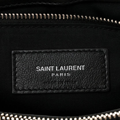 Saint Laurent Loulou Quilted Monogram Large Chain Satchel Black