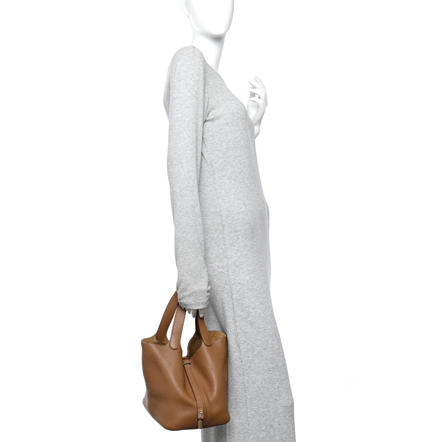 Taurillon Clemence Picotin Lock 22 MM Alezan Tote