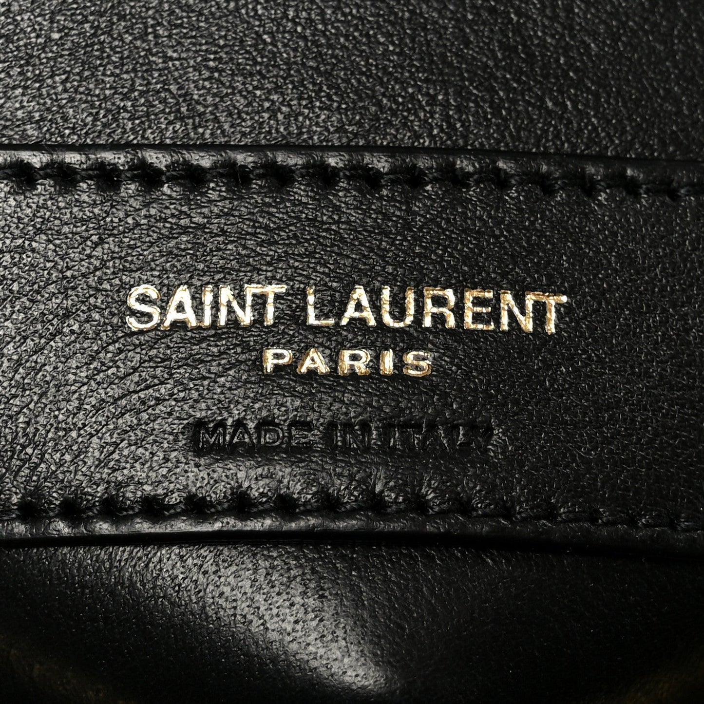 Saint Laurent Small Loulou Chain Satchel Calfskin Y Quilted Monogram Black