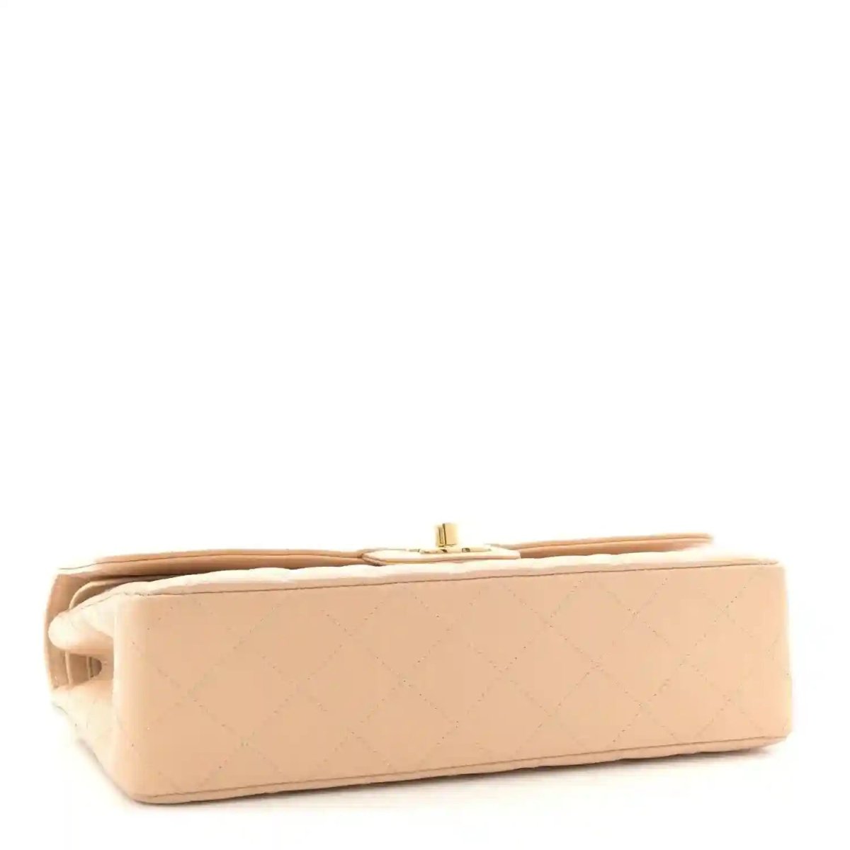 Chanel Caviar Quilted Medium Double Flap Bag in Beige - NEESTRA