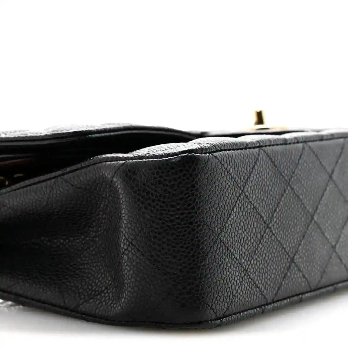 Chanel Caviar Quilted Medium Double Flap Bag in Black - NEESTRA