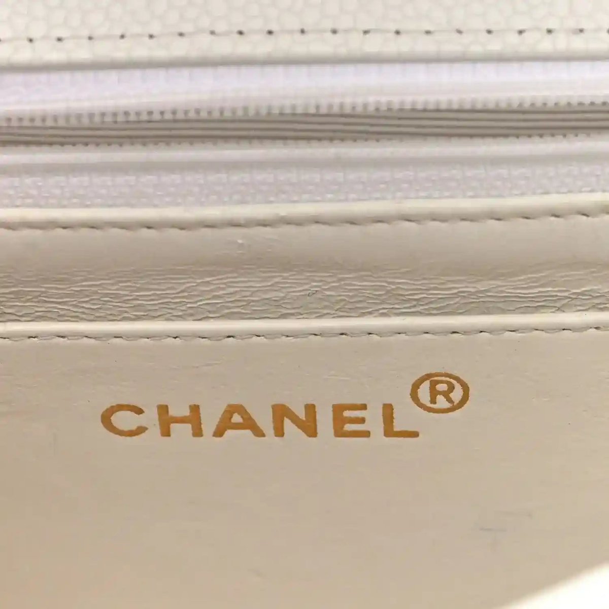 Chanel Caviar Quilted Medium Single Flap Bag in White - NEESTRA