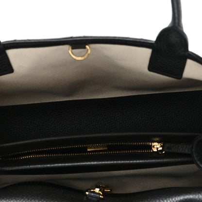 CHANEL Grained Calfskin Stitched Urban Essentials Small Shopping Bag Black - NEESTRA