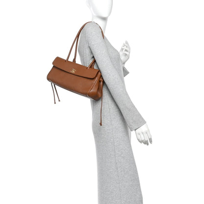 Chanel Grained Calfskin Stitched Urban Essentials Small Shopping Bag Camel - NEESTRA