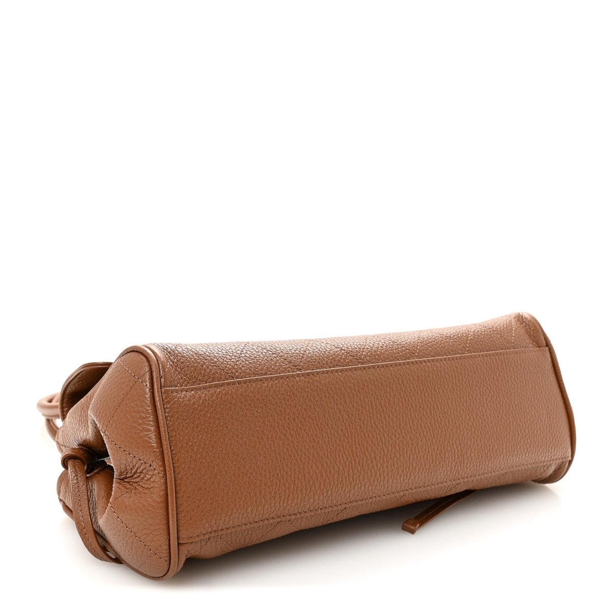 Chanel Grained Calfskin Stitched Urban Essentials Small Shopping Bag Camel - NEESTRA