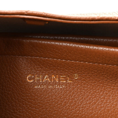 Chanel Grained Calfskin Stitched Urban Essentials Small Shopping Bag Camel - NEESTRA