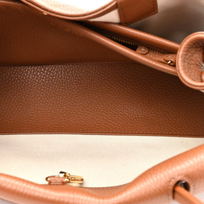 Chanel Grained Calfskin Stitched Urban Essentials Small Shopping Bag Camel - NEESTRA