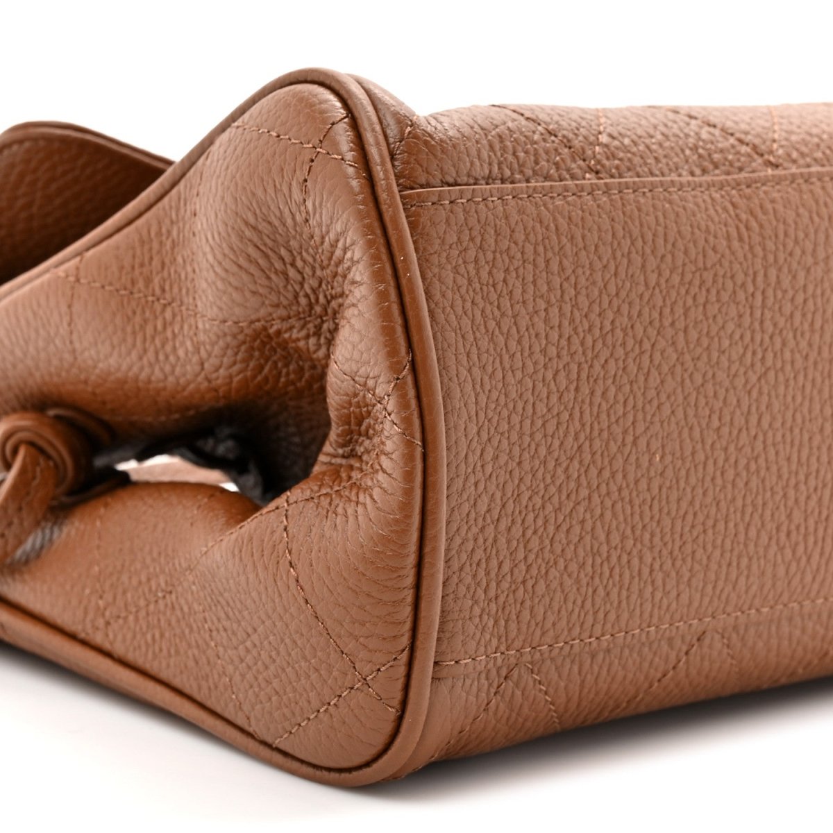 Chanel Grained Calfskin Stitched Urban Essentials Small Shopping Bag Camel - NEESTRA