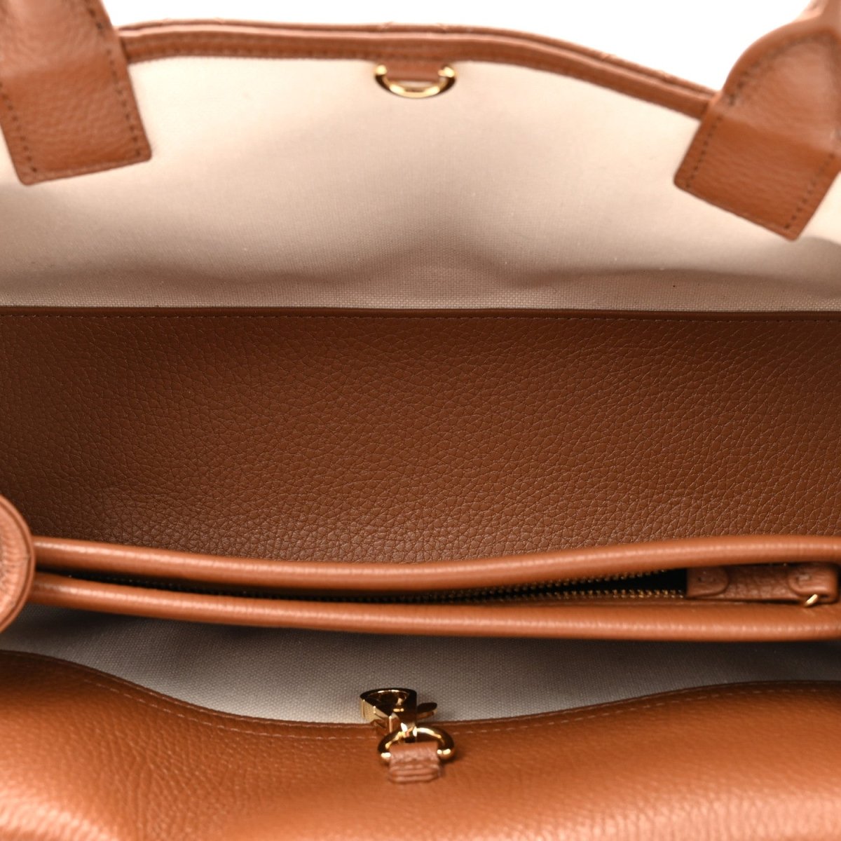 Chanel Grained Calfskin Stitched Urban Essentials Small Shopping Bag Camel - NEESTRA