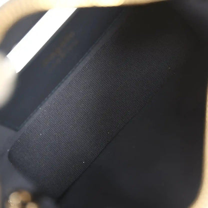Chanel Mini Hobo Pouch in Dark Blue Denim Gold Hardware - NEESTRA