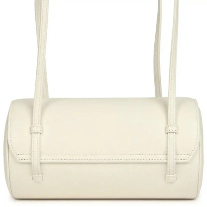 Chanel Preppy Coco Bowling Bag in White Shiny Caviar Leather - NEESTRA