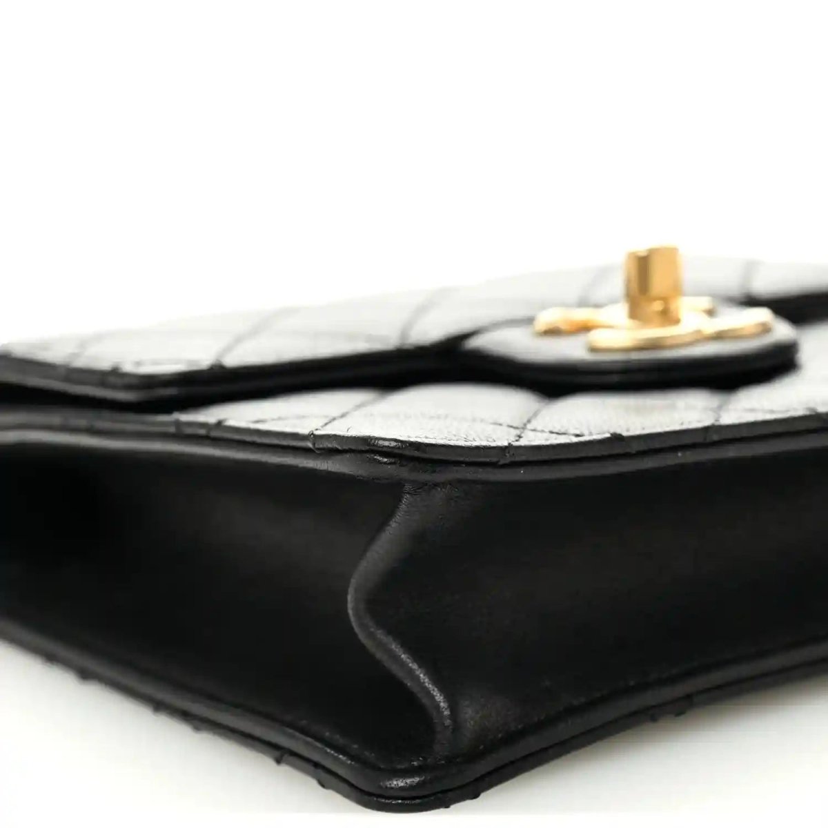 Chanel Quilted Goatskin Chic Pearls Flap Bag in Black - NEESTRA