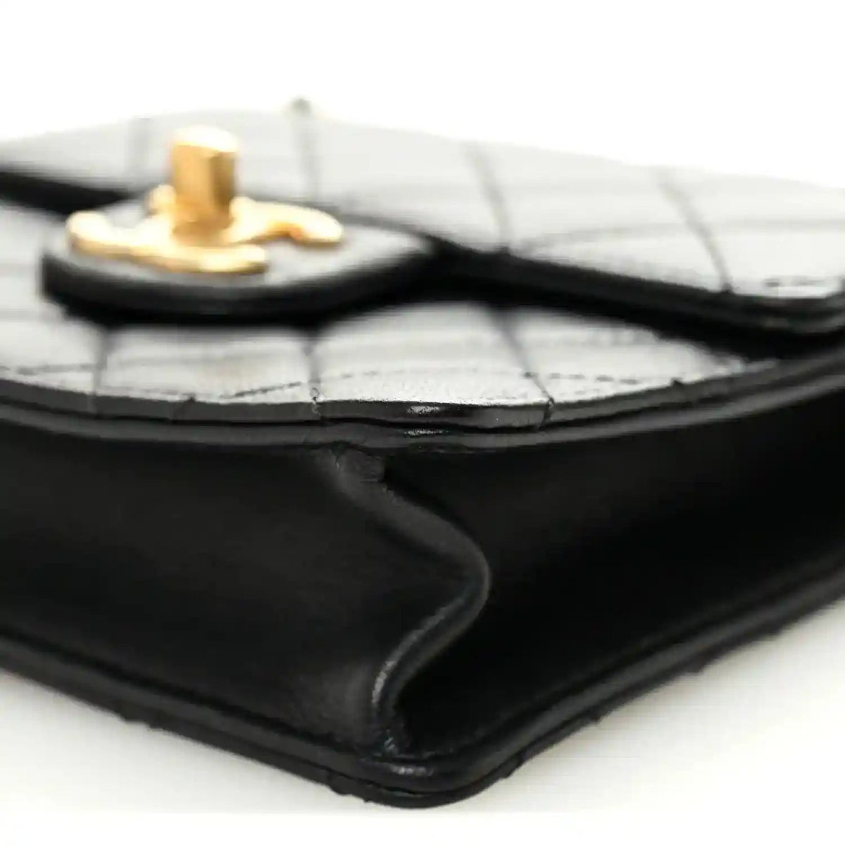 Chanel Quilted Goatskin Chic Pearls Flap Bag in Black - NEESTRA