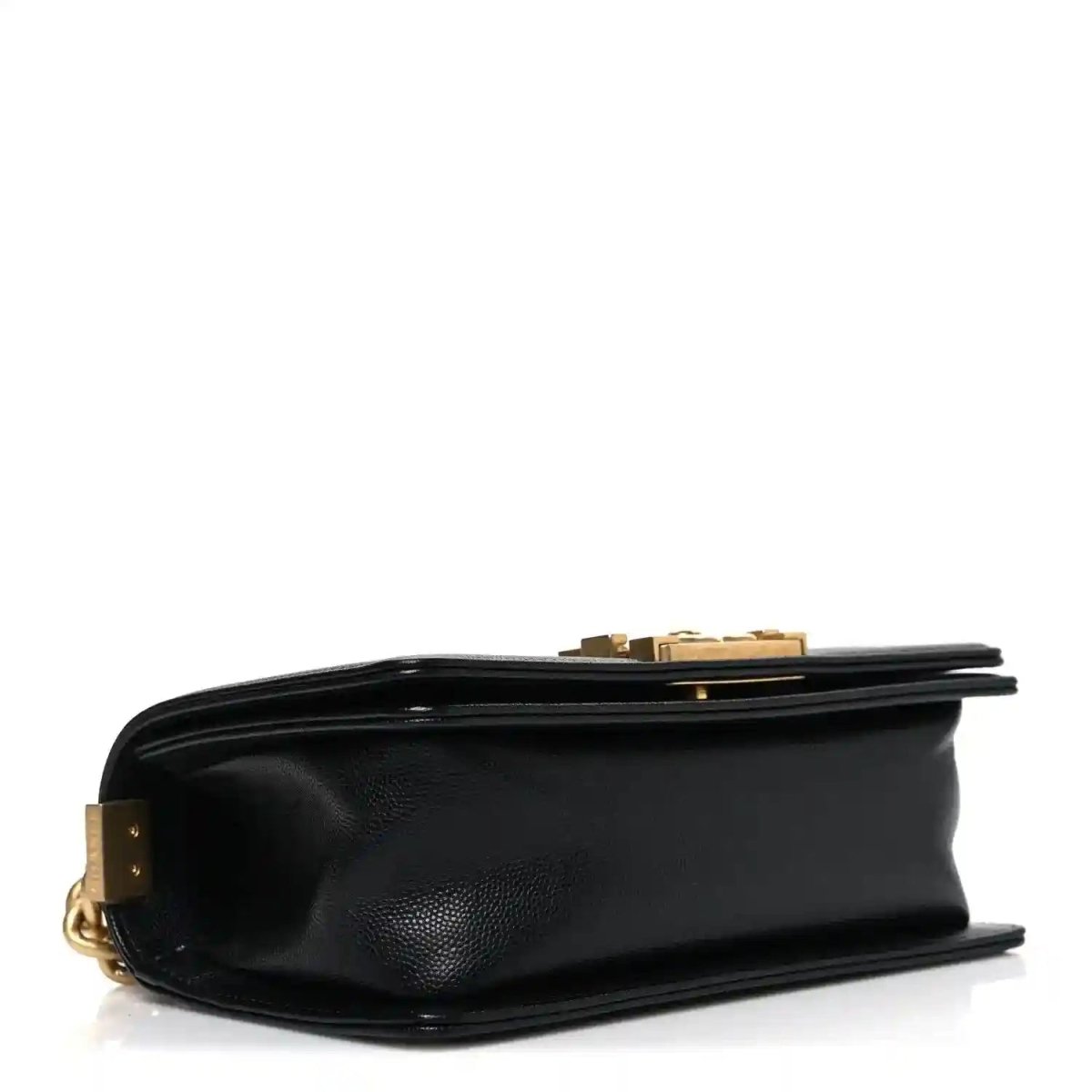 Chanel Small Boy Flap Bag in Black Quilted Caviar Leather - NEESTRA