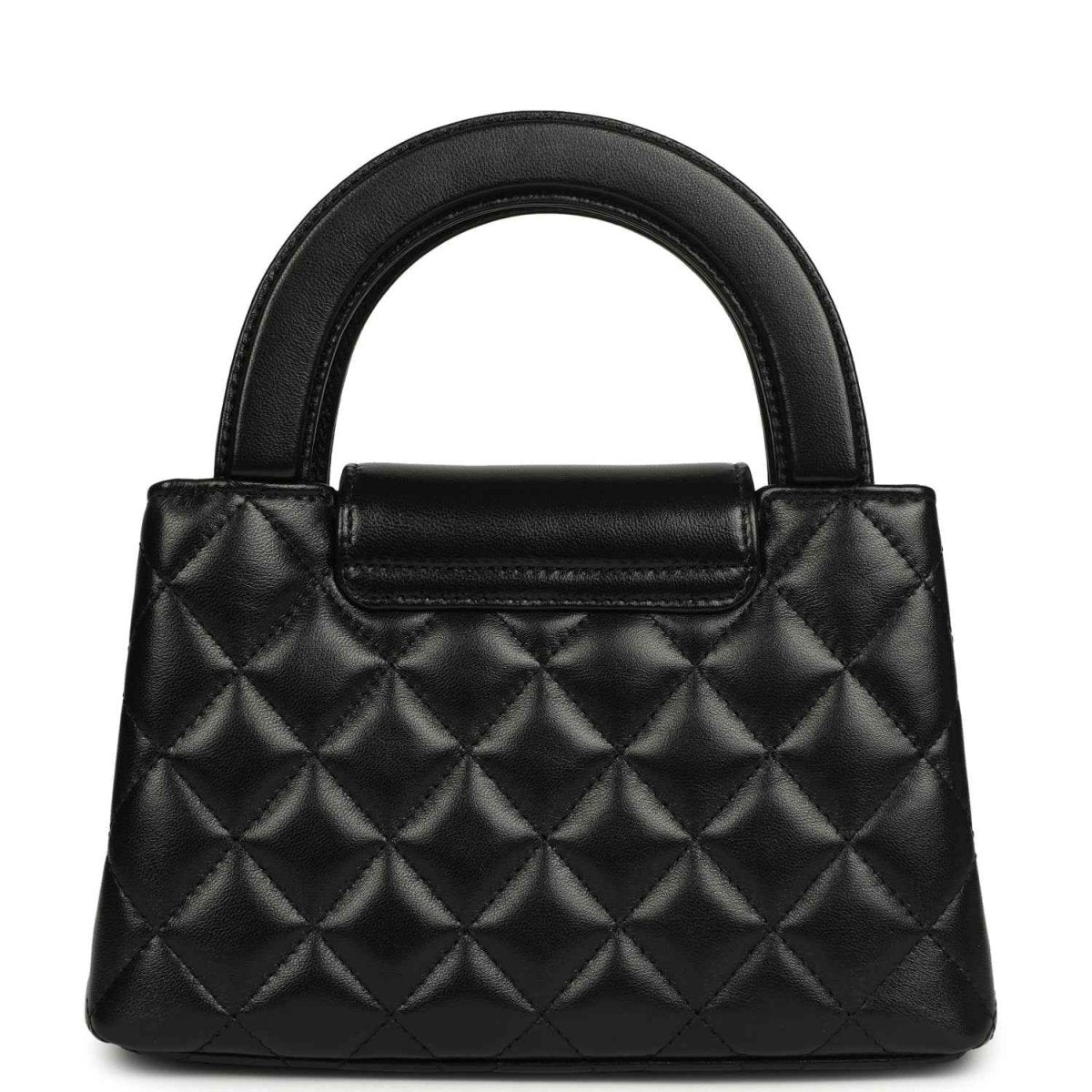 Chanel Small Kelly Shopper Bag in Black Shiny Aged Calfskin - NEESTRA