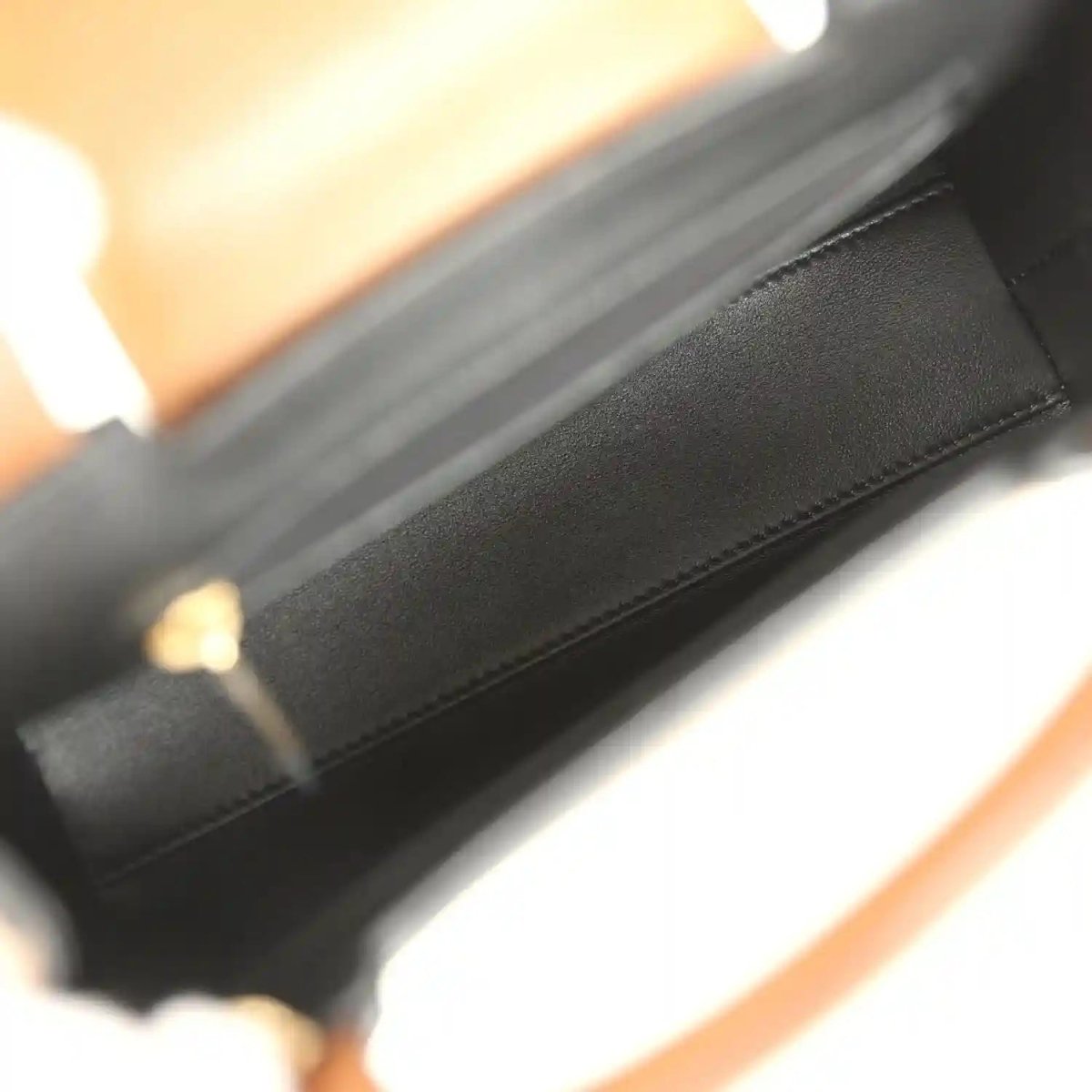 Chanel Small Kelly Shopper Bag in Camel Caviar Leather - NEESTRA
