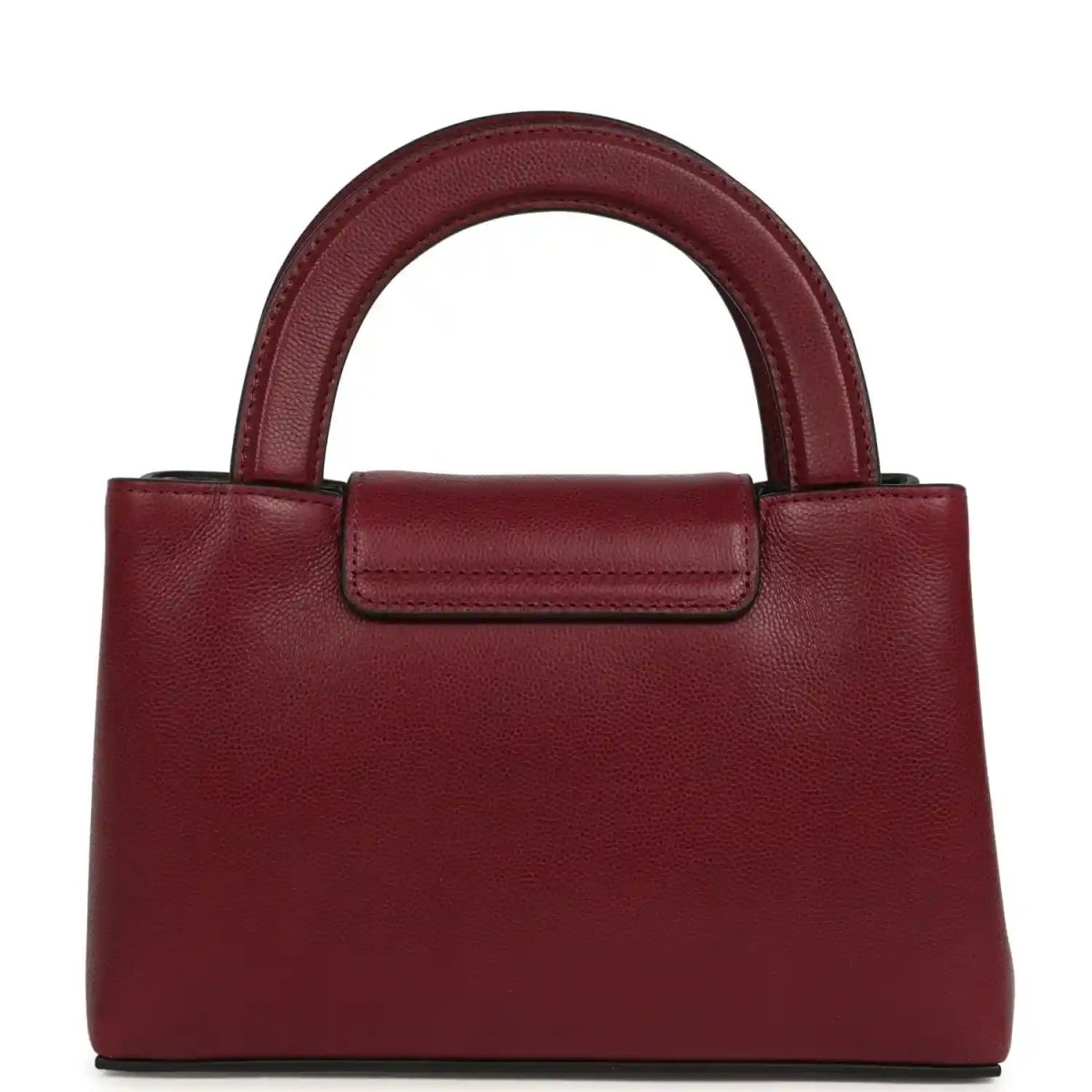Chanel Small Kelly Shopper Bag in Dark Burgundy Caviar Leather - NEESTRA