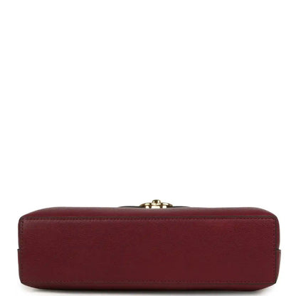Chanel Small Kelly Shopper Bag in Dark Burgundy Caviar Leather - NEESTRA