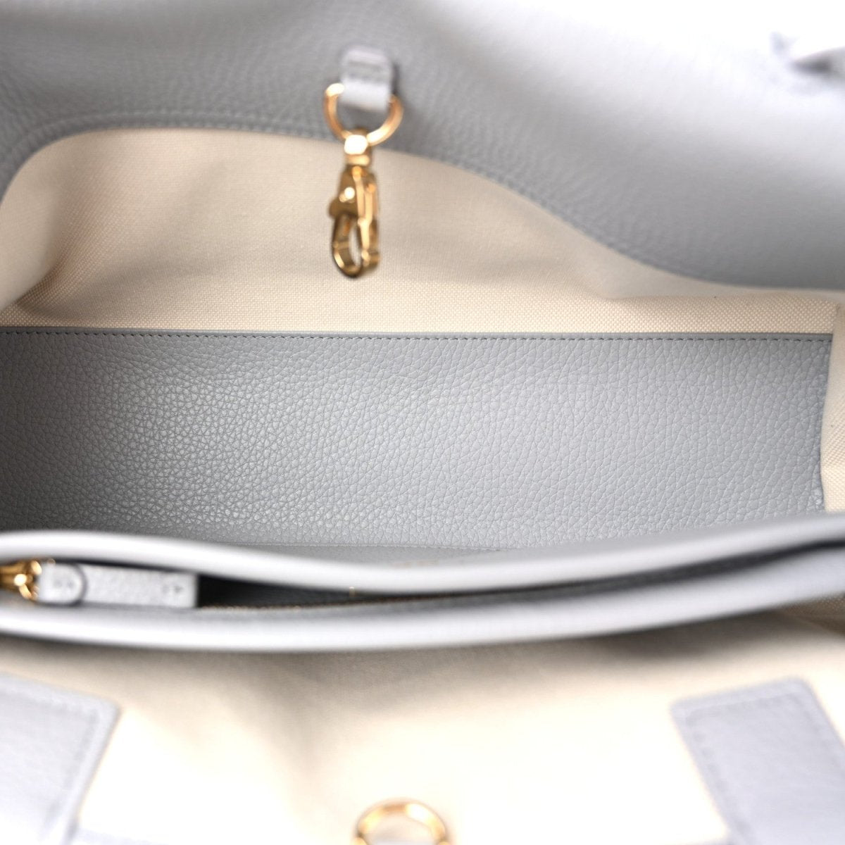 CHANEL Urban Essentials Grained Calfskin Small Shopping Bag Grey - NEESTRA