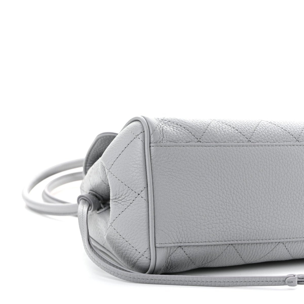 CHANEL Urban Essentials Grained Calfskin Small Shopping Bag Grey - NEESTRA