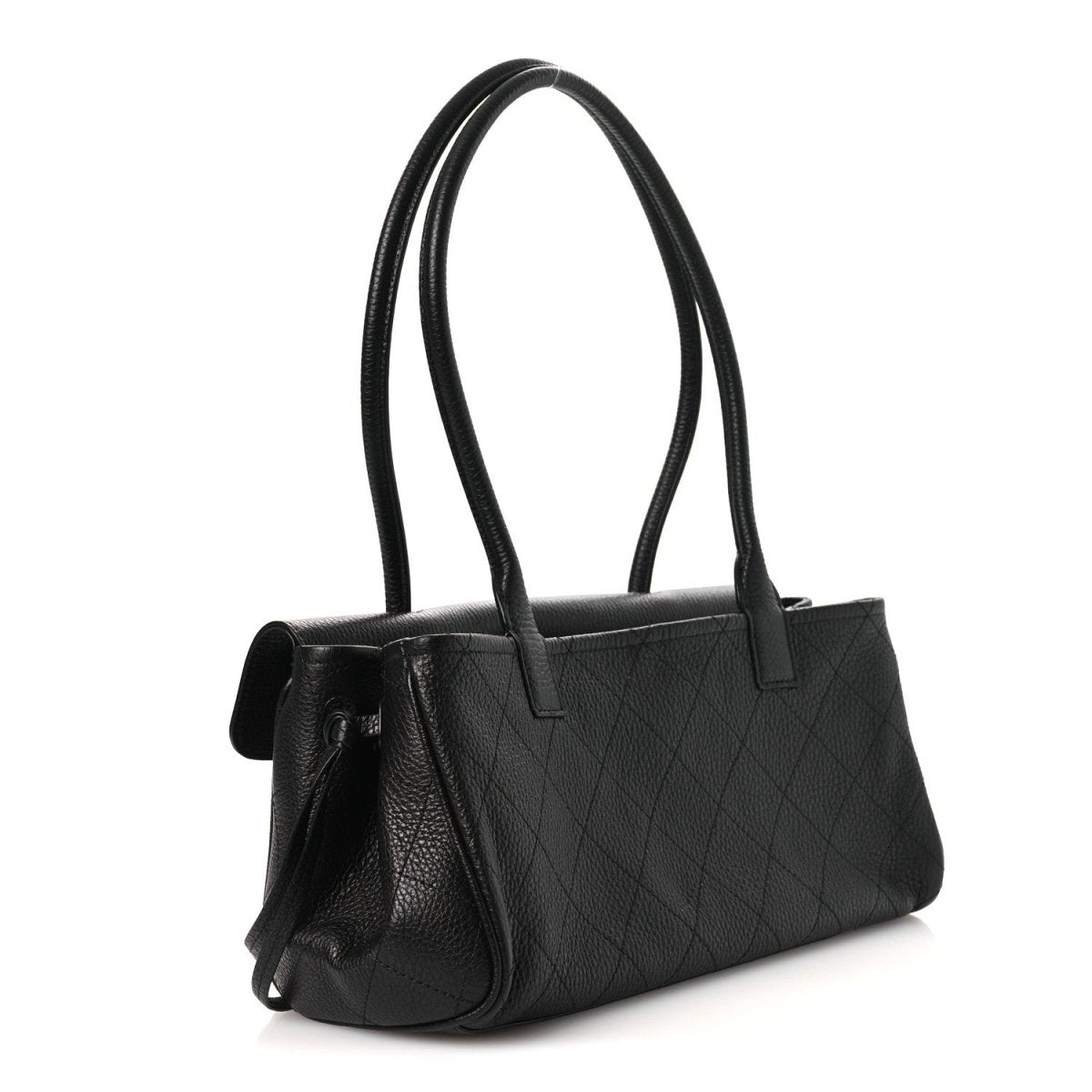 Chanel Urban Essentials Small Shopping Bag Grained Calfskin Black - NEESTRA