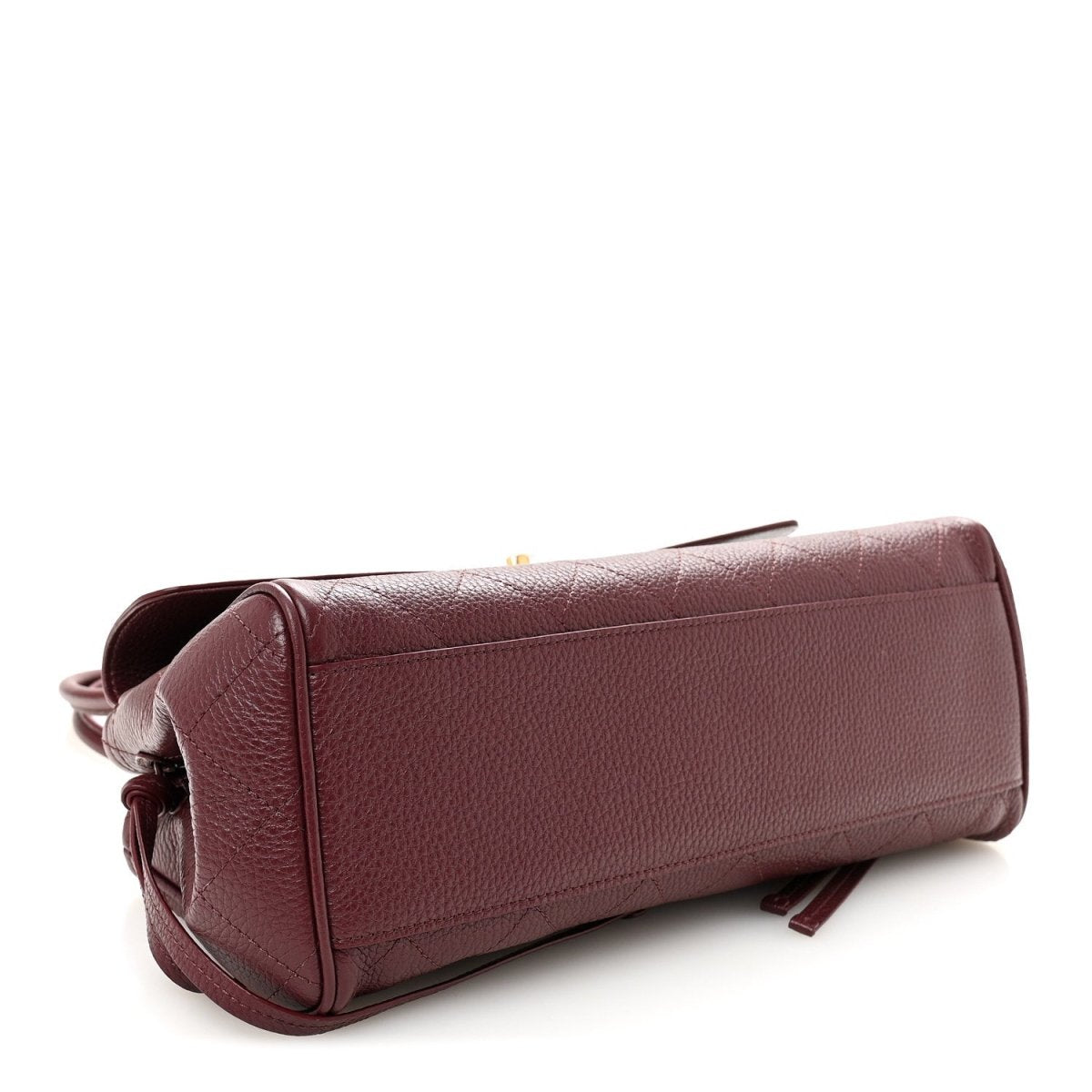 CHANEL Urban Essentials Small Shopping Bag Grained Calfskin Burgundy - NEESTRA