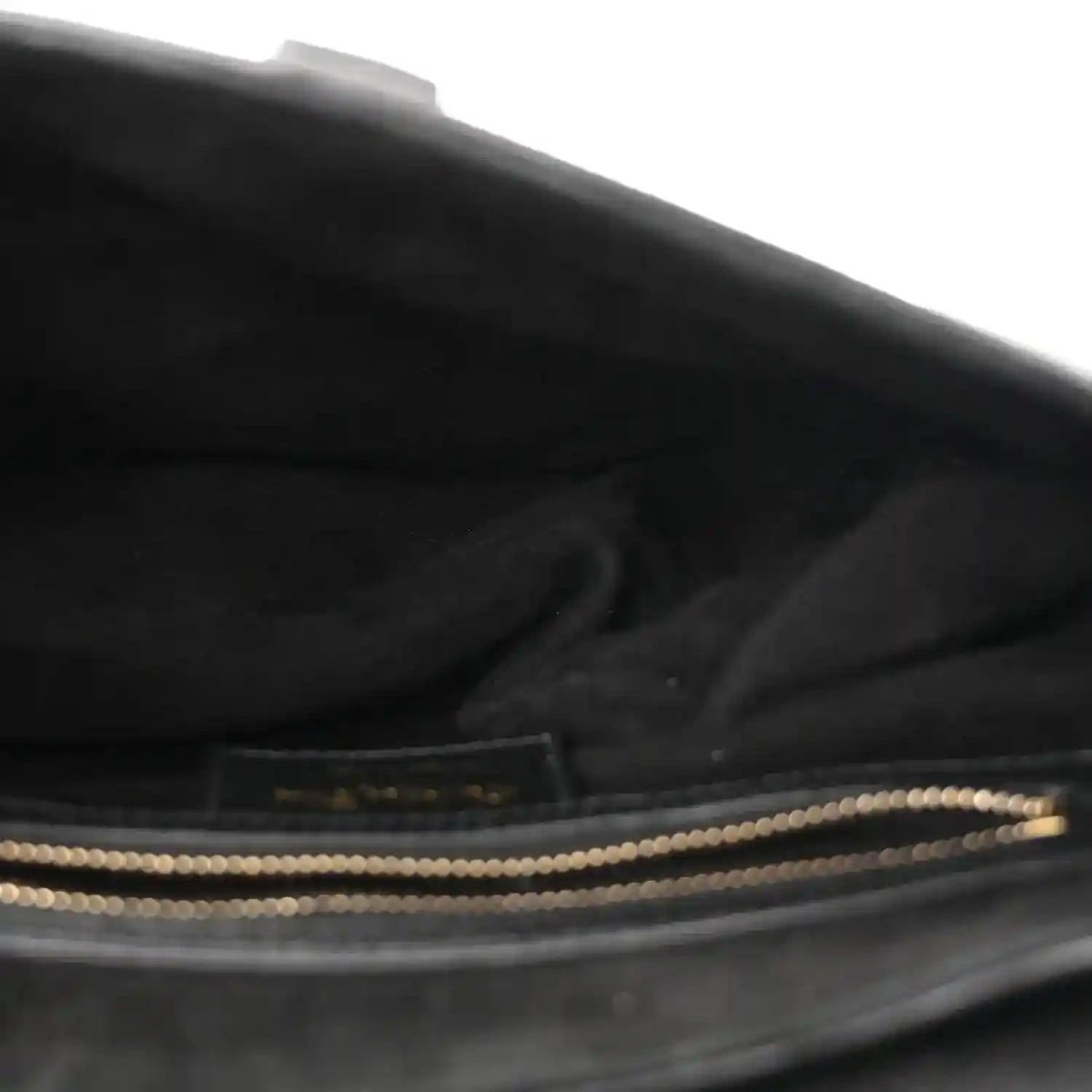 Christian Dior Grained Calfskin Leather Saddle Bag in Black - NEESTRA