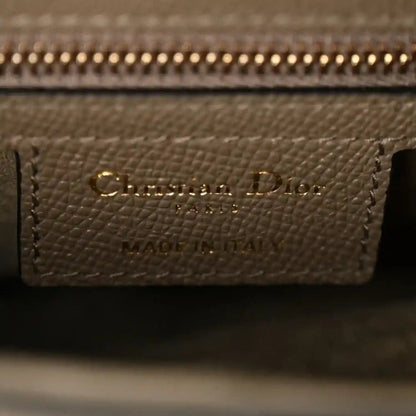 Christian Dior Grained Calfskin Saddle Bag in Clay Green - NEESTRA
