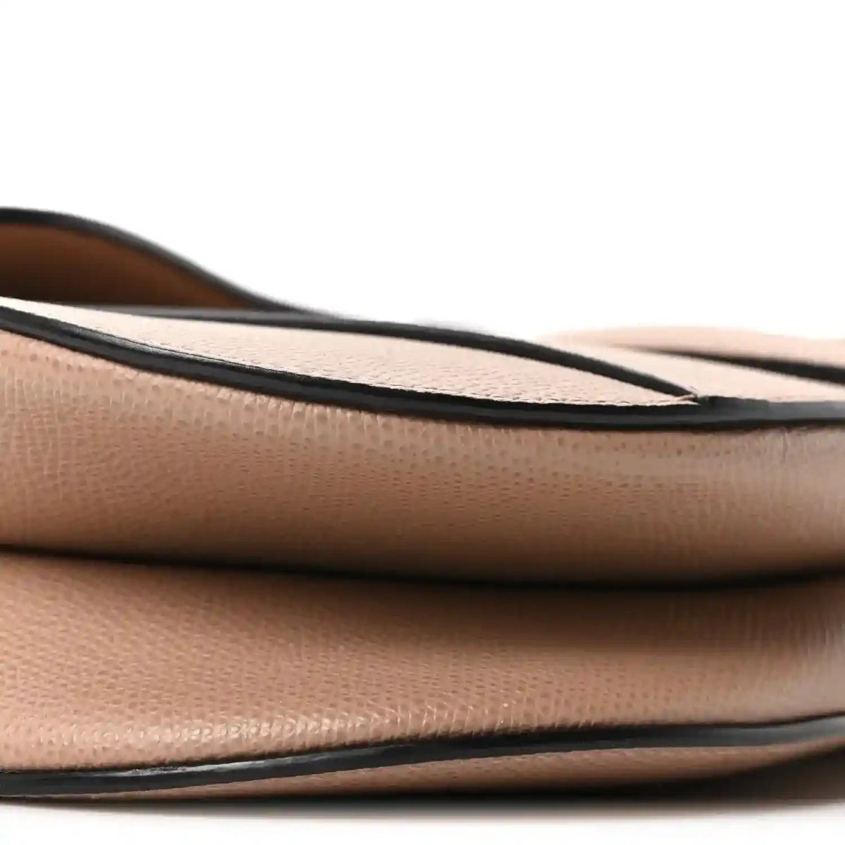 Christian Dior Grained Calfskin Saddle Bag in Fard Light Pink - NEESTRA