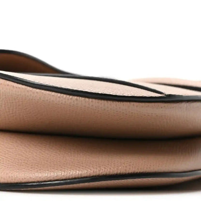 Christian Dior Grained Calfskin Saddle Bag in Fard Light Pink - NEESTRA