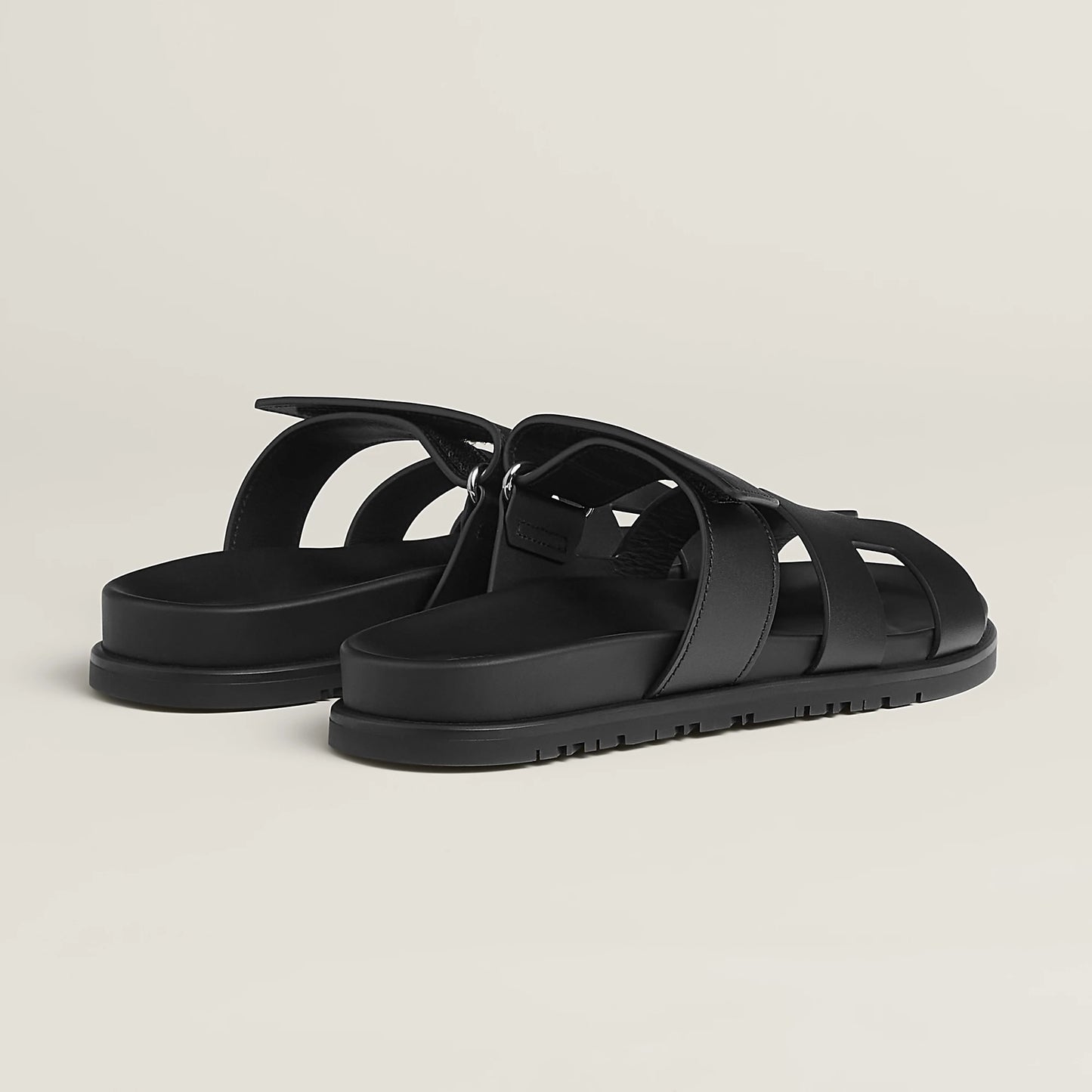 Hermès Chypre Sandal in Suede Goatskin