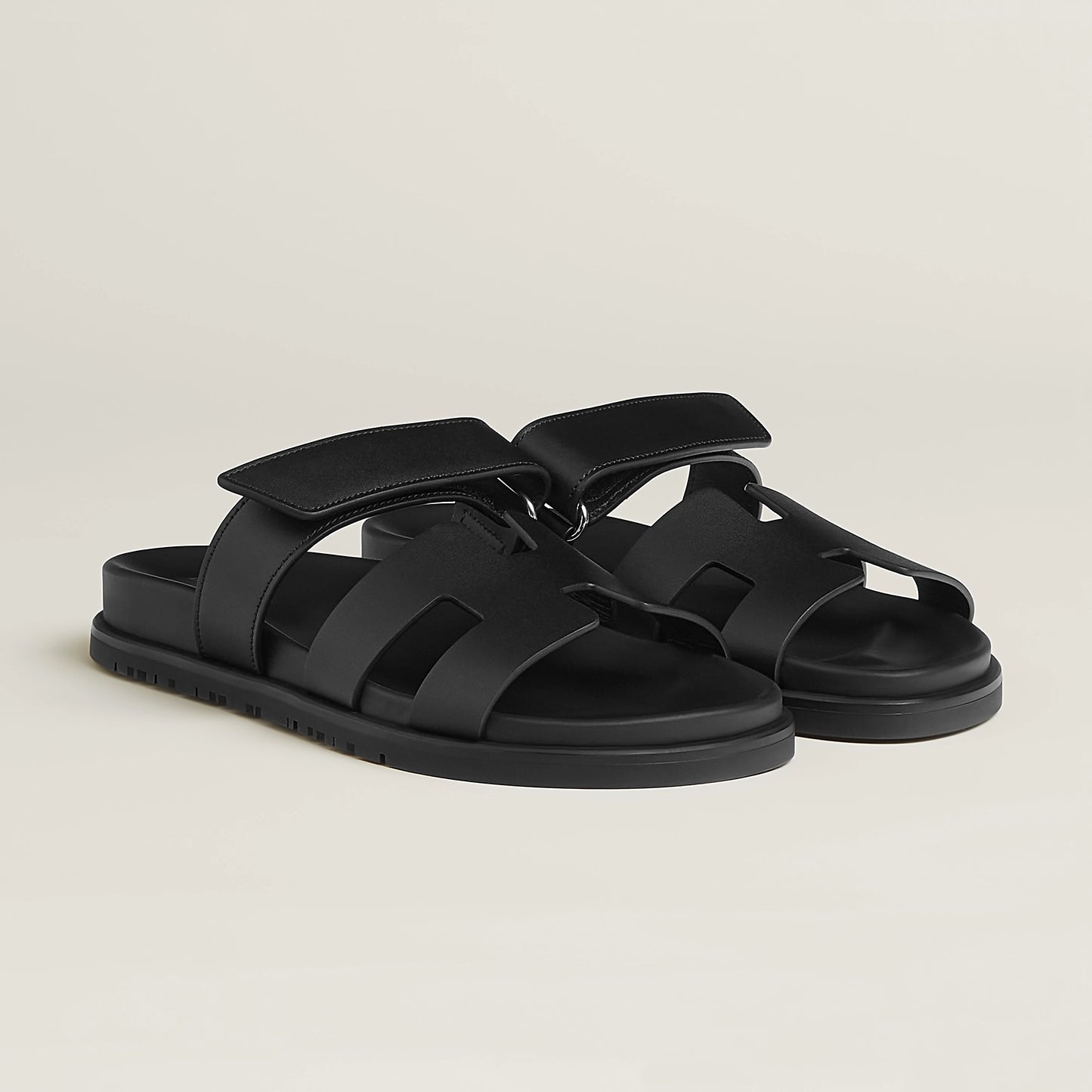 Hermès Chypre Sandal in Suede Goatskin