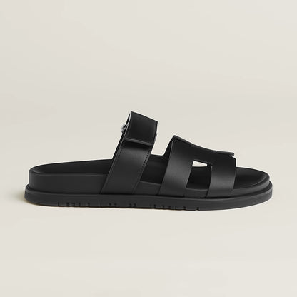 Hermès Chypre Sandal in Suede Goatskin