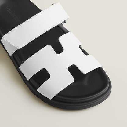 Hermès Chypre Sandal in Suede Goatskin