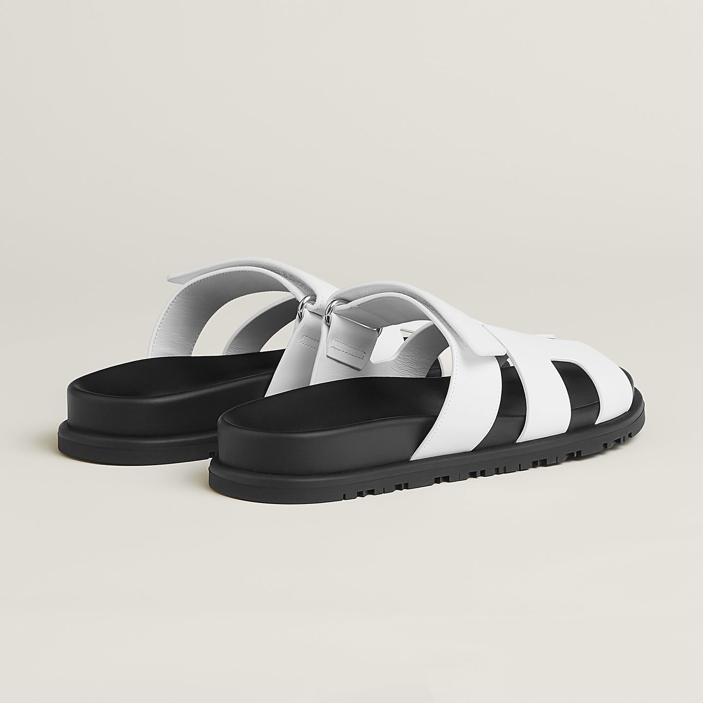 Hermès Chypre Sandal in Suede Goatskin