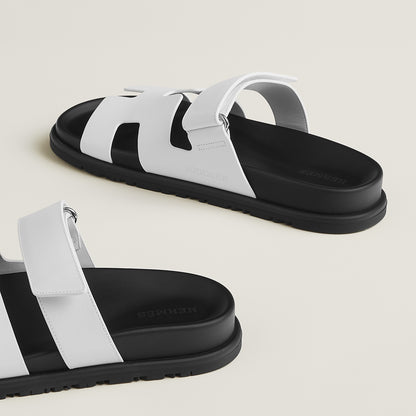 Hermès Chypre Sandal in Suede Goatskin