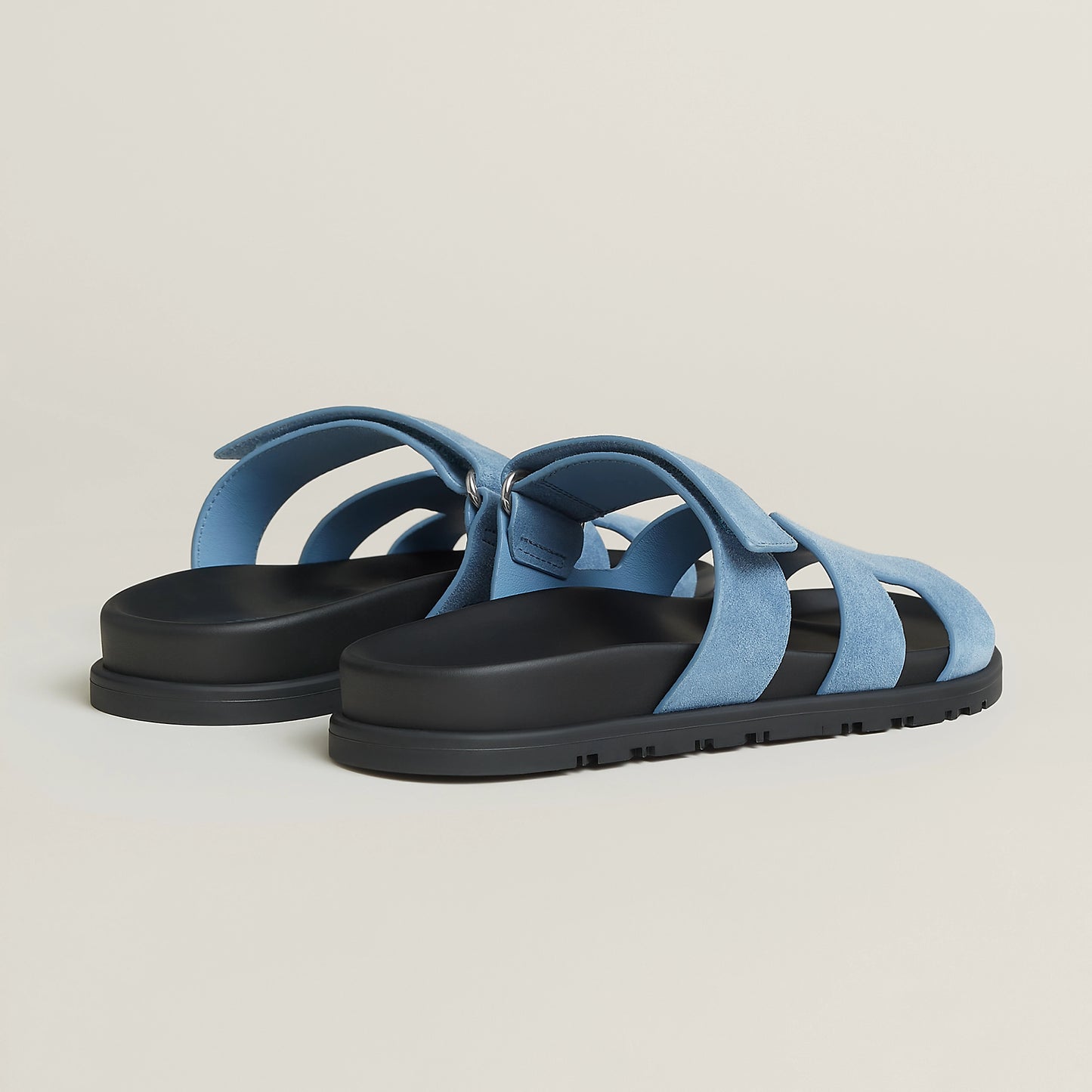 Hermès Chypre Sandal in Suede Goatskin
