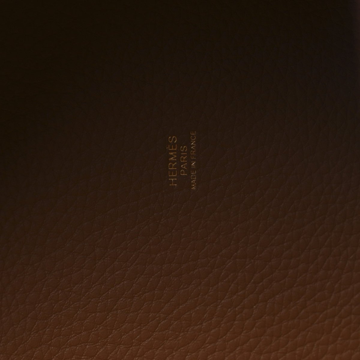 Clemence Calfskin Leather Picotin Lock 22 MM Tote Gold - NEESTRA