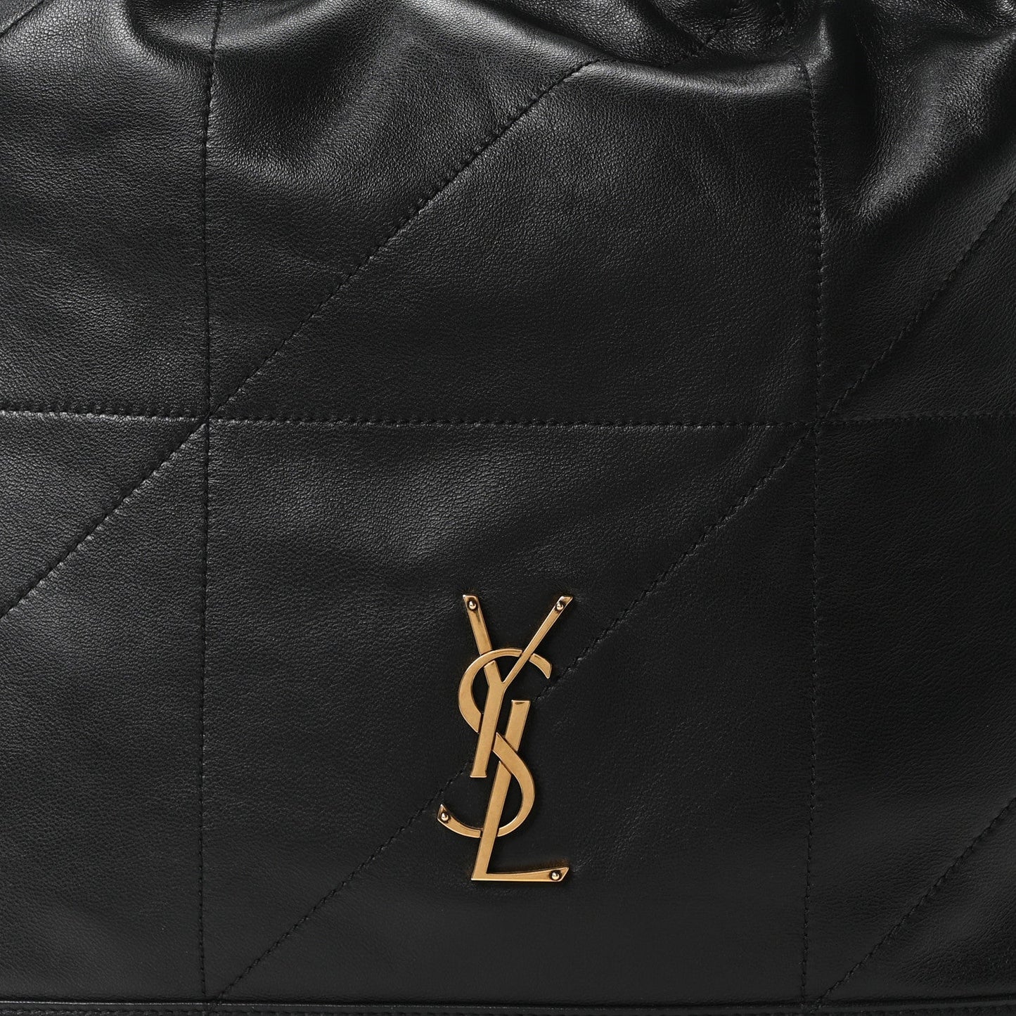 Saint Laurent Lambskin Matelasse Monogram Medium Jamie 4.3 Shoulder Bag Black