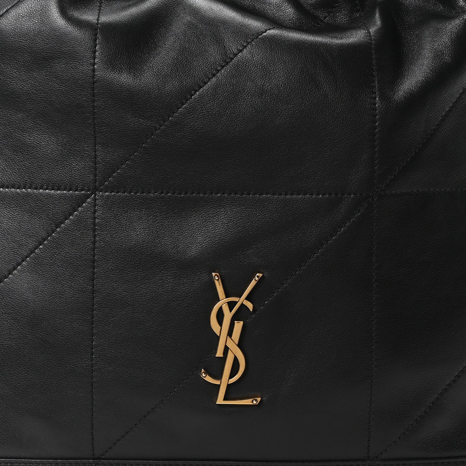 Saint Laurent Lambskin Matelasse Monogram Medium Jamie 4.3 Shoulder Bag Black
