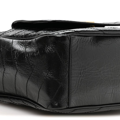 Saint Laurent Crinkled Calfskin Matelasse Niki Multipocket Shopping Tote Black