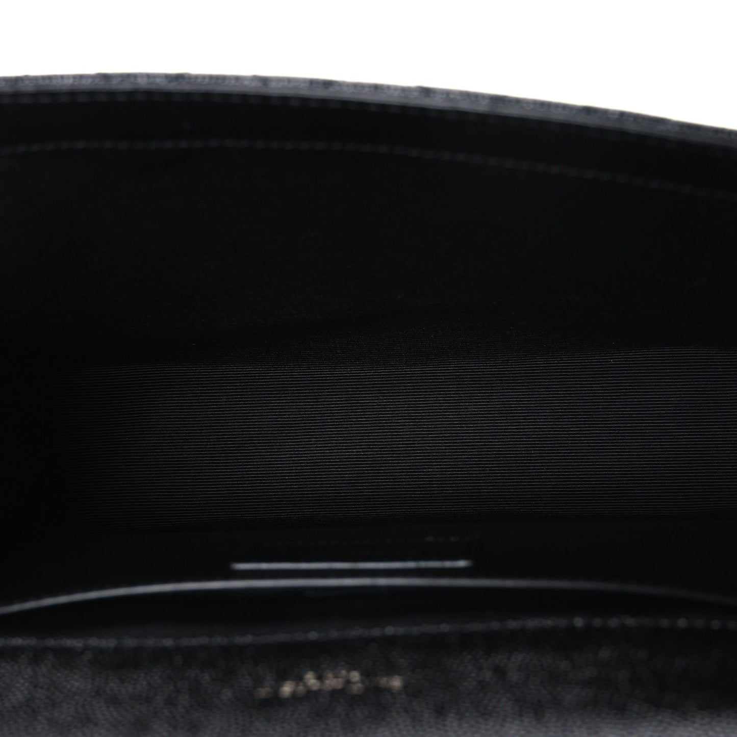 Saint Laurent Grain De Poudre Matelasse Medium Monogram Satchel Black