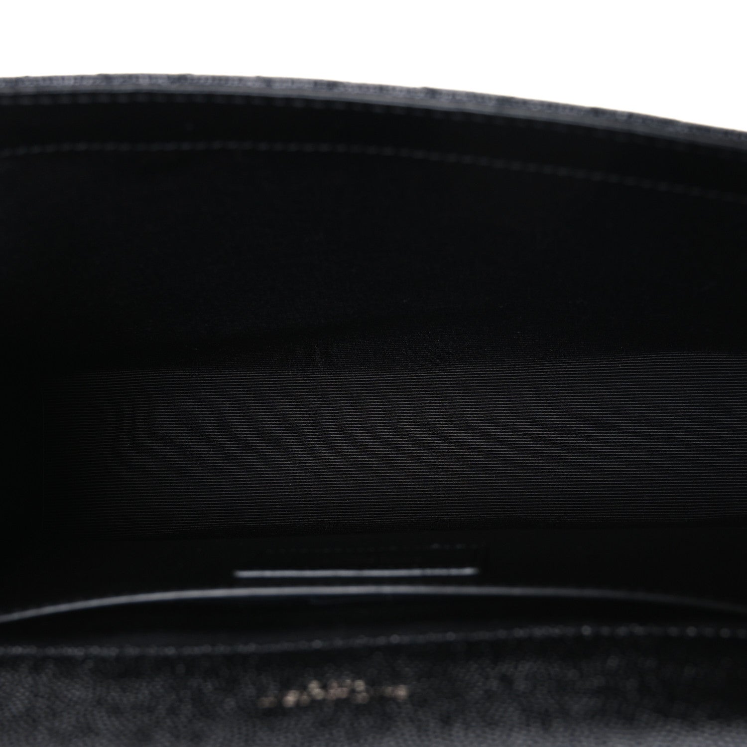 Saint Laurent Grain De Poudre Matelasse Medium Monogram Satchel Black