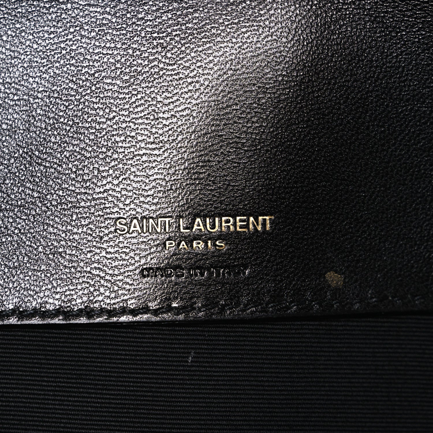 Saint Laurent Large LouLou Chevron Quilted Lambskin Leather Shoulder Bag Black
